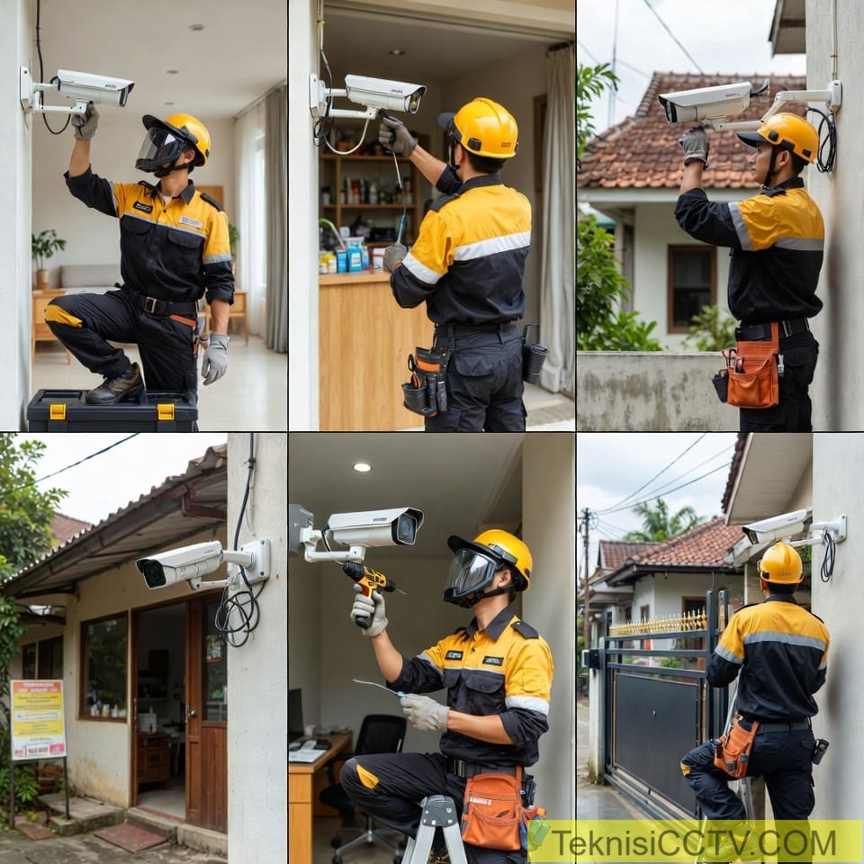 Foto Teknisi Pati Pemasangan CCTV
