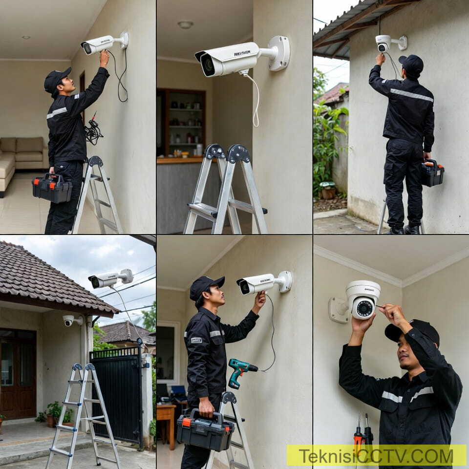 Proses Pemasangan CCTV di Jawa Tengah