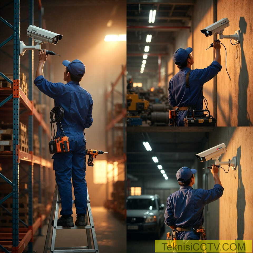 Foto Teknisi Jakarta Selatan Pemasangan CCTV