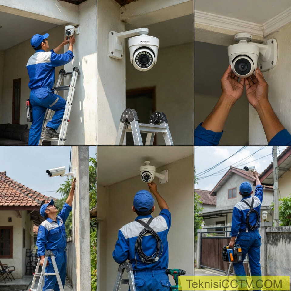 Foto Teknisi Bogor Barat Pemasangan CCTV