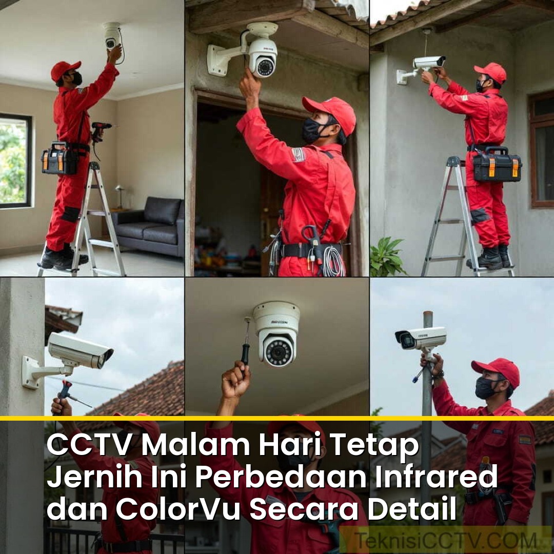 CCTV Malam Hari Tetap Jernih Ini Perbedaan Infrared dan ColorVu Secara Detail