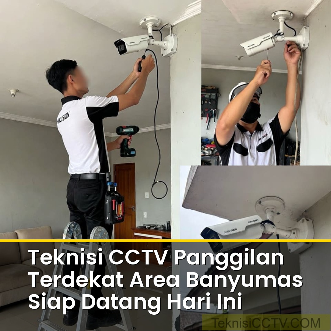 Teknisi CCTV Panggilan Terdekat Area Banyumas Siap Datang Hari Ini